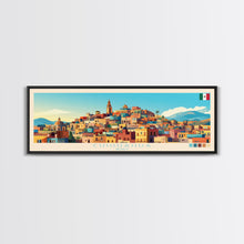 Cargar imagen en el visor de la galería, Chihuahua, Mexico Panoramic Travel Poster Canvas Print, Chihuahua, Mexico Painting, Mexico Art, Chihuahua Panoramic Travel Art, Travel Painting