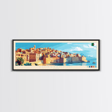 Cargar imagen en el visor de la galería, Constantine, Algeria Panoramic Travel Poster Canvas Print, Constantine, Algeria Painting, Algeria Art, Constantine Panoramic Travel Art, Travel Painting