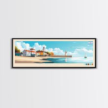 Cargar imagen en el visor de la galería, Corrientes, Argentina Travel Poster Panoramic Canvas Print, Corrientes, Argentina Painting, Argentina Art, Corrientes Travel Art, Guest Room Painting