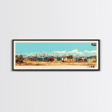 Load image into Gallery viewer, Diepsloot, South Africa Panoramic Travel Poster Canvas Print, Diepsloot, South Africa Painting, South Africa Art, Diepsloot Travel Art, Living Room Painting