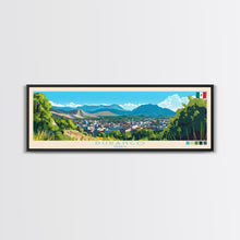 Load image into Gallery viewer, Durham, England Panoramic Travel Poster Canvas Print, Durham, England Painting, England Art, Durham Panoramic Travel Art, Travel Painting