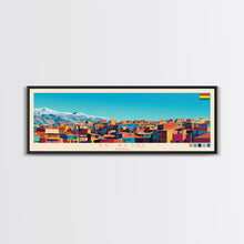 Load image into Gallery viewer, El Alto, Bolivia Panoramic Travel Poster Canvas Print, El Alto, Bolivia Painting, Bolivia Art, El Alto Panoramic Travel Art, Travel Painting