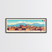 Load image into Gallery viewer, Queretaro, Mexico Panoramic Travel Poster Canvas Print, Queretaro, Mexico Painting, Mexico Art, Queretaro Travel Art, Living Room Painting