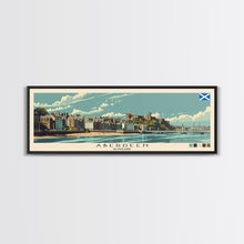 Carregar imagem no visualizador da galeria, Aberdeen, Scotland Panoramic Canvas Print, Aberdeen, Scotland Painting, Scotland Art, Aberdeen Travel Poster, Travel Art, Vacation Gift