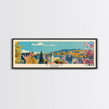 Carregar imagem no visualizador da galeria, Airdrie, Scotland Panoramic Canvas Print, Airdrie, Scotland Painting, Scotland Art, Airdrie Travel Poster, Travel Art, Living Room Painting