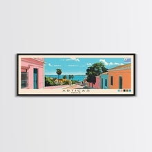 Load image into Gallery viewer, Artigas, Uruguay Panoramic Canvas Print, Artigas, Uruguay Painting, Uruguay Art, Artigas Travel Poster, Travel Art, Living Room Painting