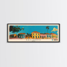 Load image into Gallery viewer, Bailundo, Angola Panoramic Canvas Print, Bailundo, Angola Painting, Angola Art, Bailundo Travel Poster, Travel Art, Vacation Gift