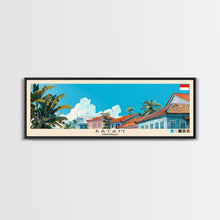 Load image into Gallery viewer, Batam, Indonesia Panoramic Canvas Print, Batam, Indonesia Painting, Indonesia Art, Batam Travel Poster, Travel Art, Vacation Gift