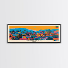 Load image into Gallery viewer, Bishoftu, Ethiopia Panoramic Canvas Print, Bishoftu, Ethiopia Painting, Ethiopia Art, Bishoftu Travel Poster, Travel Art, Vacation Gift