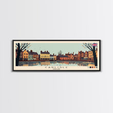 Carregar imagem no visualizador da galeria, Carlisle, England Panoramic Canvas Print, Carlisle, England Painting, England Art, Carlisle Travel Poster, Travel Art, Vacation Gift