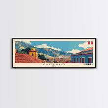 Cargar imagen en el visor de la galería, Chiclayo, Peru Panoramic Canvas Print, Chiclayo, Peru Painting, Peru Art, Chiclayo Travel Poster, Travel Art, Guest Room Painting
