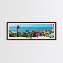 Cargar imagen en el visor de la galería, Chimbote, Peru Panoramic Canvas Print, Chimbote, Peru Painting, Peru Art, Chimbote Travel Poster, Travel Art, Housewarming Gift