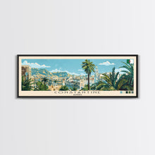 Cargar imagen en el visor de la galería, Constantine, Algeria Panoramic Canvas Print, Constantine, Algeria Painting, Algeria Art, Constantine Travel Poster, Travel Art, Housewarming Gift
