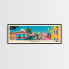 Load image into Gallery viewer, Cuiaba, Brazil Panoramic Canvas Print, Cuiaba, Brazil Painting, Brazil Art, Cuiaba Travel Poster, Travel Art, Vacation Gift