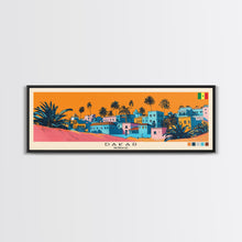 Carregar imagem no visualizador da galeria, Dakar, Senegal Panoramic Canvas Print, Dakar, Senegal Painting, Senegal Art, Dakar Travel Poster, Travel Art, Vacation Gift