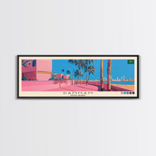 Load image into Gallery viewer, Dammam, Saudi Arabia Panoramic Canvas Print, Dammam, Saudi Arabia Painting, Saudi Arabia Art, Dammam Travel Poster, Travel Art, Vacation Gift