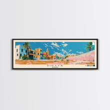 Load image into Gallery viewer, Djelfa, Algeria Panoramic Canvas Print, Djelfa, Algeria Painting, Algeria Art, Djelfa Travel Poster, Travel Art, Housewarming Gift