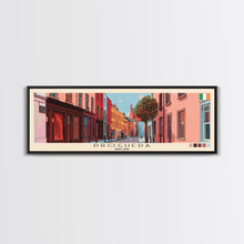 Load image into Gallery viewer, Drogheda, Ireland Panoramic Canvas Print, Drogheda, Ireland Painting, Ireland Art, Drogheda Travel Poster, Travel Art, Living Room Painting