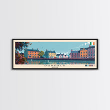 Load image into Gallery viewer, Dundalk, Ireland Panoramic Canvas Print, Dundalk, Ireland Painting, Ireland Art, Dundalk Travel Poster, Travel Art, Guest Room Painting