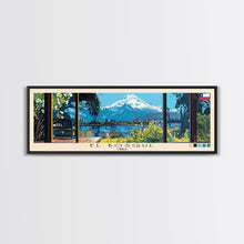Load image into Gallery viewer, El Bosque, Chile Panoramic Canvas Print, El Bosque, Chile Painting, Chile Art, El Bosque Travel Poster, Travel Art, Guest Room Painting