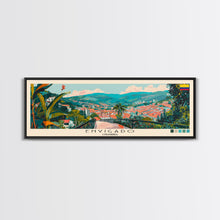 Load image into Gallery viewer, Envigado, Colombia Panoramic Canvas Print, Envigado, Colombia Painting, Colombia Art, Envigado Travel Poster, Travel Art, Guest Room Painting