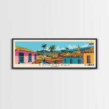 Load image into Gallery viewer, Esmeraldas, Ecuador Panoramic Canvas Print, Esmeraldas, Ecuador Painting, Ecuador Art, Esmeraldas Travel Poster, Travel Art, Guest Room Painting