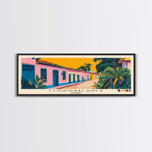 Carregar imagem no visualizador da galeria, Floridablanca, Colombia Panoramic Canvas Print, Floridablanca, Colombia Painting, Colombia Art, Floridablanca Travel Poster, Travel Art, Housewarming Gift