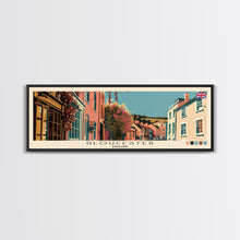 Carregar imagem no visualizador da galeria, Gloucester, England Panoramic Canvas Print, Gloucester, England Painting, England Art, Gloucester Travel Poster, Travel Art, Guest Room Painting