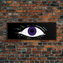Carregar imagem no visualizador da galeria, Eye Art Print, Big Eye Art, Canvas Print, Eye Canvas Art, Eye Art Original, Framed Art Print, Wall Decor, Panoramic, Wall Art, Canvas Print