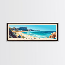Carregar imagem no visualizador da galeria, Balos Beach, Greece Panoramic Beach Print, Vacation Gift, Greece Wall Art, Beach Painting, Beach Decor, Beach Painting