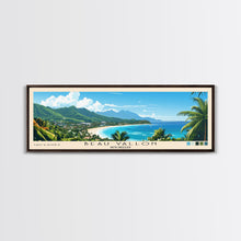 Load image into Gallery viewer, Beau Vallon, Seychelles Panoramic Print, Vacation Gift, Seychelles Wall Art, Vacation Wall Art, Vacatation Memories, Beach Decor, Beach Or Lakehouse Art