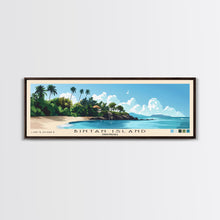 Carregar imagem no visualizador da galeria, Bintan Island, Indonesia Panoramic Beach Print, Vacation Gift, Indonesia Wall Art, Beach Painting, Beach Decor, Beach Painting