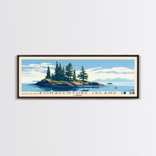 Load image into Gallery viewer, Bonaventure Island, Canada Panoramic Print, Vacation Gift, Canada Wall Art, Vacation Wall Art, Vacatation Memories, Beach Decor, Beach Or Lakehouse Art