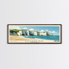 Load image into Gallery viewer, Botany Bay, United Kingdom Panoramic Print, Vacation Gift, United Kingdom Wall Art, Beach Painting, Beach Decor, Beach Or Lakehouse Art