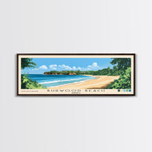Carregar imagem no visualizador da galeria, Burwood Beach, Jamaica Panoramic Beach Print, Vacation Gift, Jamaica Wall Art, Beach Painting, Beach Decor, Beach Painting