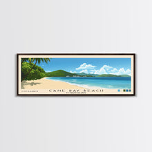 Carregar imagem no visualizador da galeria, Cane Bay Beach, US Virgin islands Panoramic Print, Vacation Gift, US Virgin islands Wall Art, Vacation Wall Art, Vacatation Memories, Beach Decor, Beach Or Lakehouse Art