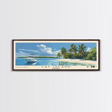 Cargar imagen en el visor de la galería, Cat Island, Bahamas Panoramic Beach Print, Vacation Gift, Bahamas Wall Art, Beach Painting, Beach Decor, Beach Painting