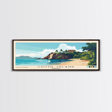 Load image into Gallery viewer, Coche Island, Venezuela Panoramic Print, Vacation Gift, Venezuela Wall Art, Beach Painting, Beach Decor, Beach Or Lakehouse Art
