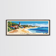 Cargar imagen en el visor de la galería, Costalegre, Mexico Panoramic Print, Vacation Gift, Mexico Wall Art, Beach Painting, Beach Decor, Beach Or Lakehouse Art