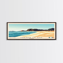 Carregar imagem no visualizador da galeria, Fraser Island, Australia Panoramic Print, Vacation Gift, Australia Wall Art, Vacation Wall Art, Vacatation Memories, Beach Decor, Beach Or Lakehouse Art
