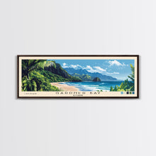 Load image into Gallery viewer, Gardner Bay, Ecuador Panoramic Beach Print, Vacation Gift, Ecuador Wall Art, Beach Painting, Beach Decor, Beach Painting