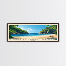 Carregar imagem no visualizador da galeria, Gertak Sanggul Beach, Malasyia Panoramic Print, Vacation Gift, Malasyia Wall Art, Vacation Wall Art, Vacatation Memories, Beach Decor, Beach Or Lakehouse Art