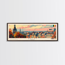 Carregar imagem no visualizador da galeria, Aalst Belgium Travel Print Wall Art, Panoramic City Art, Travel Art, Wall Decor, Vacation Gift, Framed Canvas Print Or Metal Art
