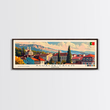Carregar imagem no visualizador da galeria, Agualva Portugal Wall Art, Panoramic Travel Poster, Panoramic Framed Canvas Print, City Wall Art, Wall Hanging Home Decor, Travel Art