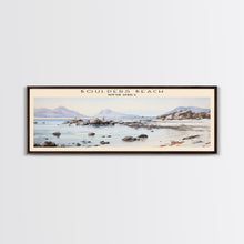 Load image into Gallery viewer, Boulders Beach COUNTRY Travel Poster Print, Framed Canvas Print, COUNTRY Travel Art, Wood Framed Art, Wall Hanging, Home Decor