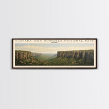 Cargar imagen en el visor de la galería, Chapada dos Guimarães National Park Framed Canvas Print Travel Poster | Wall Art | Home Decor | Gift For Travel Lover | Wall Hanging | Original Art