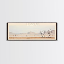 Load image into Gallery viewer, Deadvlei Travel Poster Print, Framed Canvas Wall Art, Metal Wall Art, COUNTRY art, Gift For Him, Travel Wall Art, Travel Lover Gift