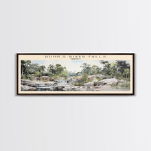 Load image into Gallery viewer, Dunn's River Falls Travel Print Wall Art, Travel Poster Print, Retro Style COUNTRY Home Decor, Wall Hanging, Travel Gift Idea, Unique Metal Art