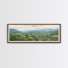 Load image into Gallery viewer, Eje Cafetero COUNTRY Travel Poster Print, Framed Canvas Print, COUNTRY Travel Art, Wood Framed Art, Wall Hanging, Home Decor