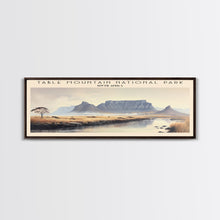 Carregar imagem no visualizador da galeria, Table Mountain Travel Print Wall Art, Travel Poster Print, Retro Style COUNTRY Home Decor, Wall Hanging, Travel Gift Idea, Unique Metal Art